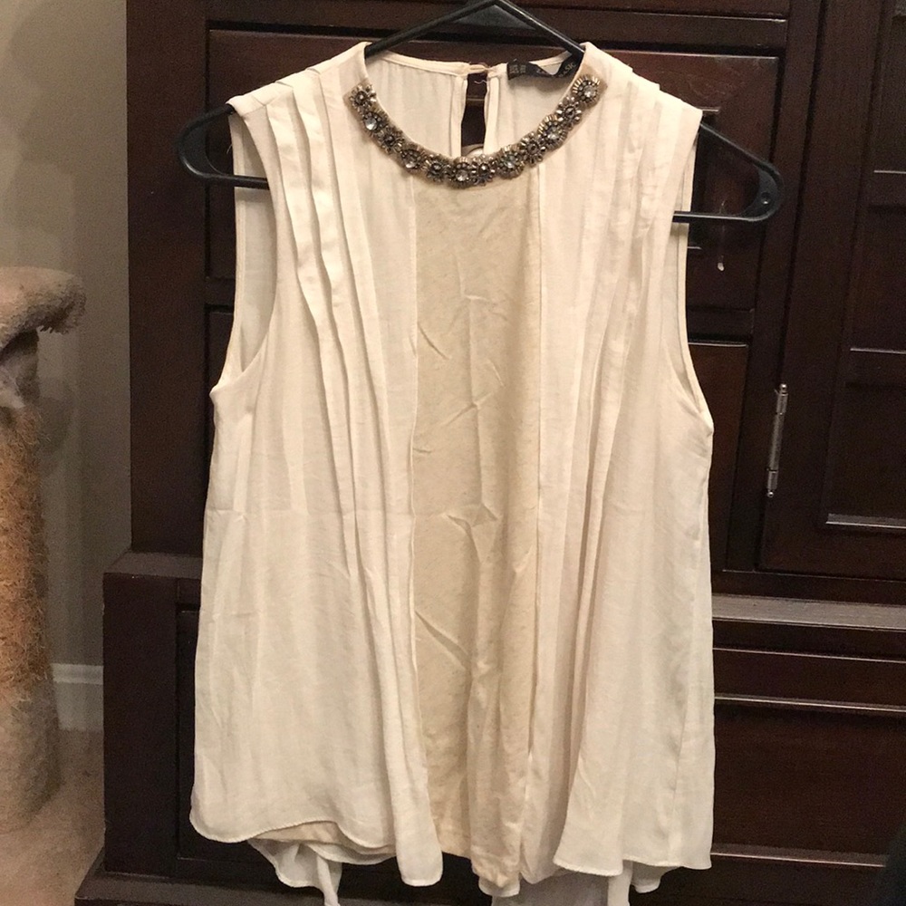 Zara dressy sleeveless top